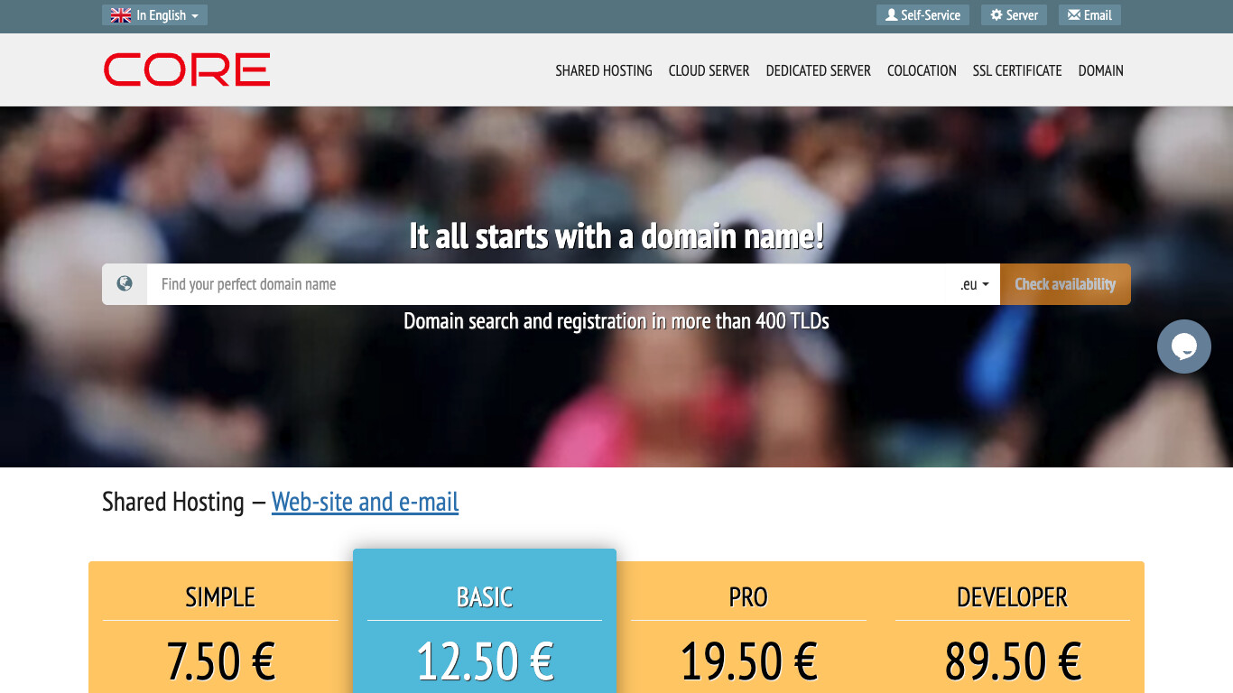 Core Solutions company screenshot