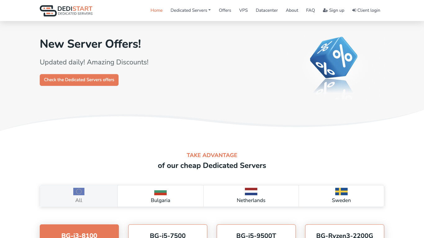 DediStart screenshot