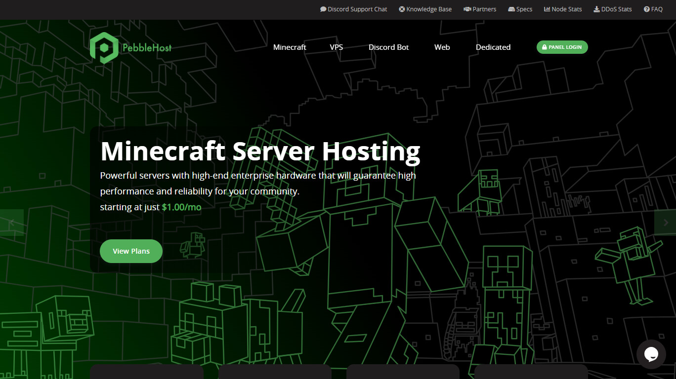 PebbleHost company screenshot