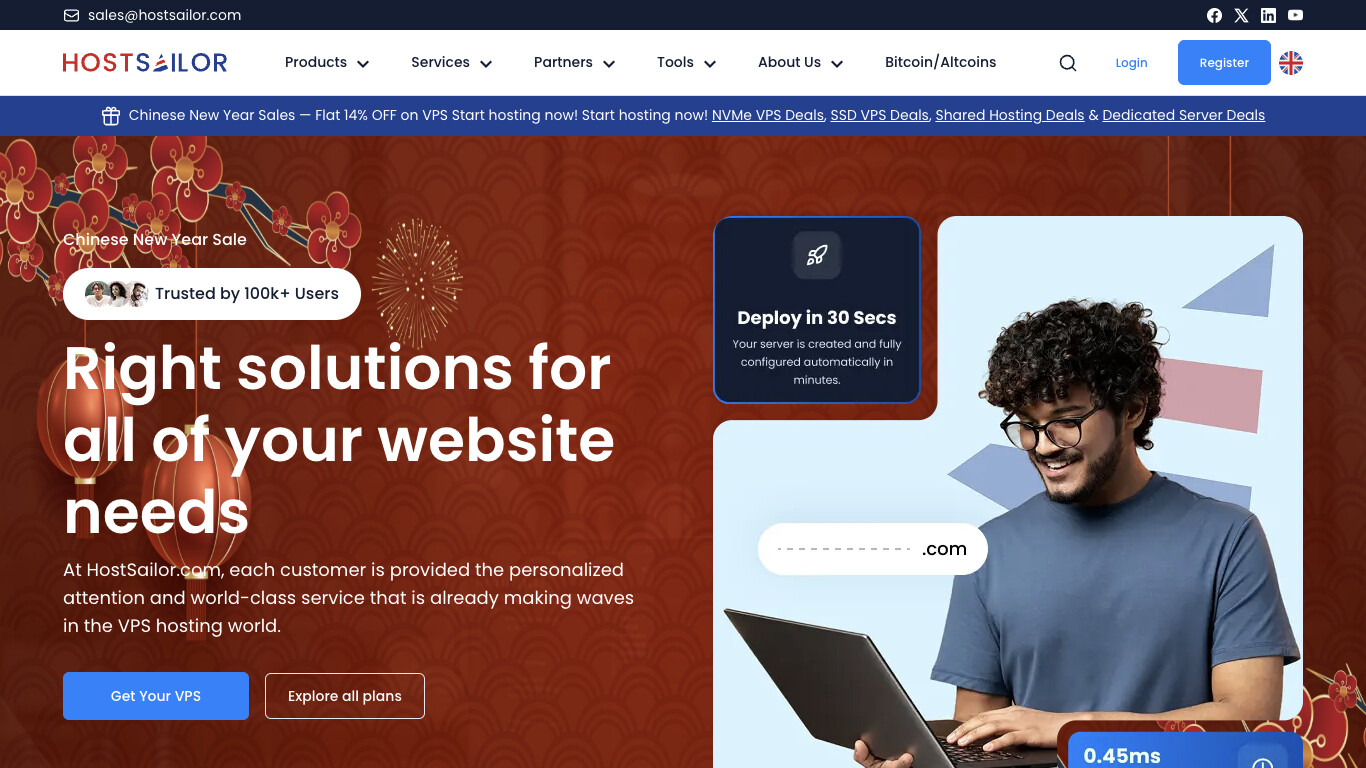 HostSailor screenshot