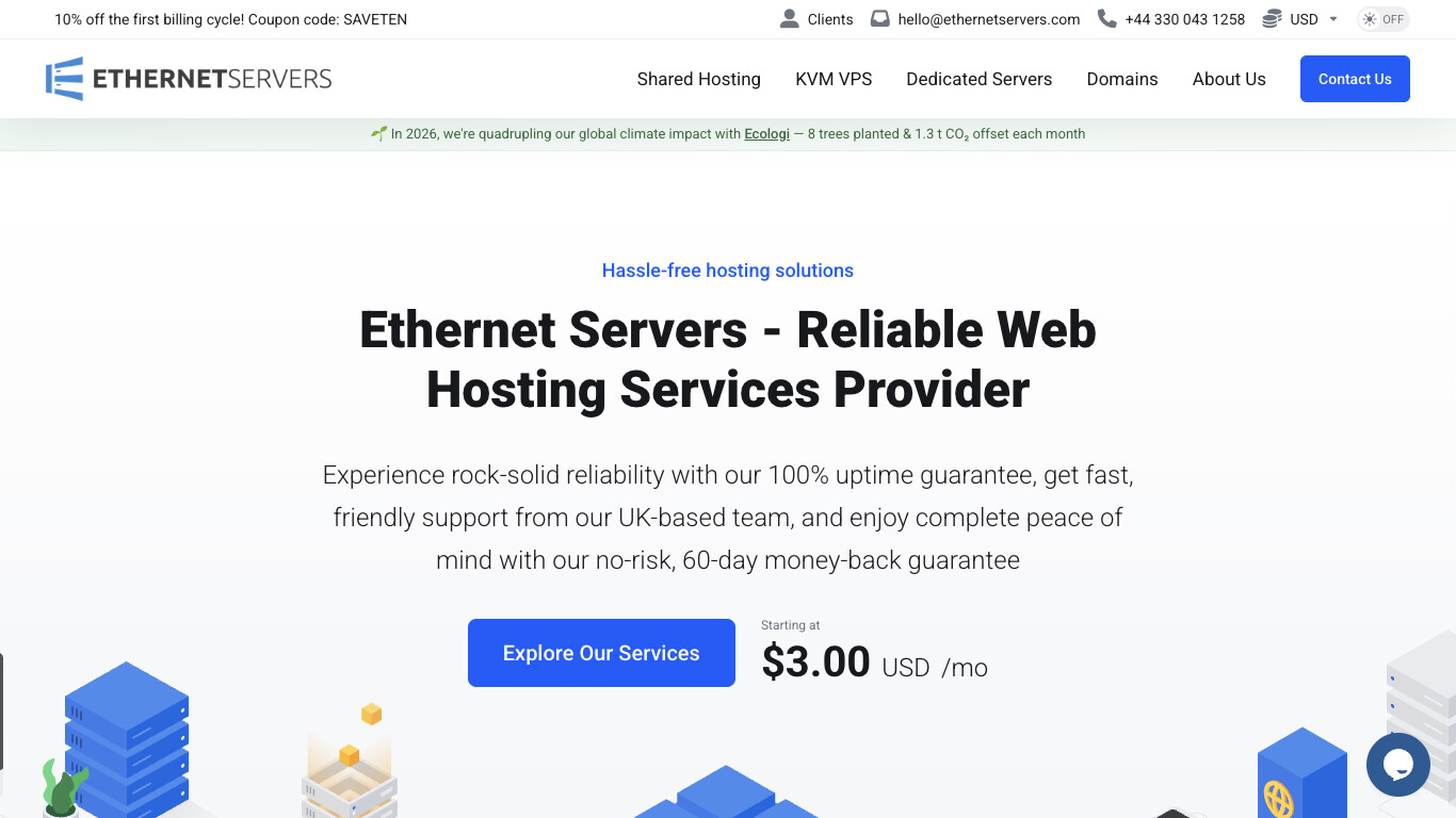 Ethernet Servers company screenshot