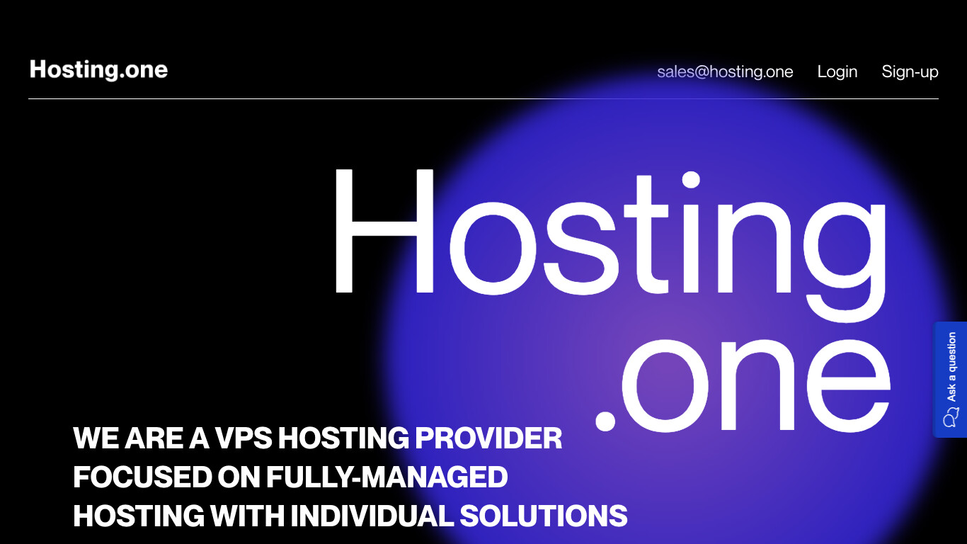 Hosting.one company screenshot