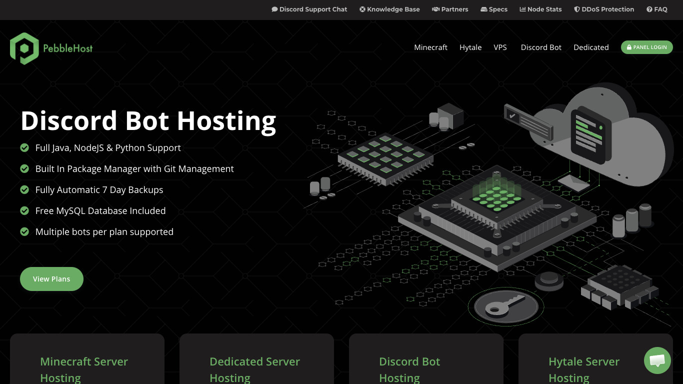 PebbleHost screenshot