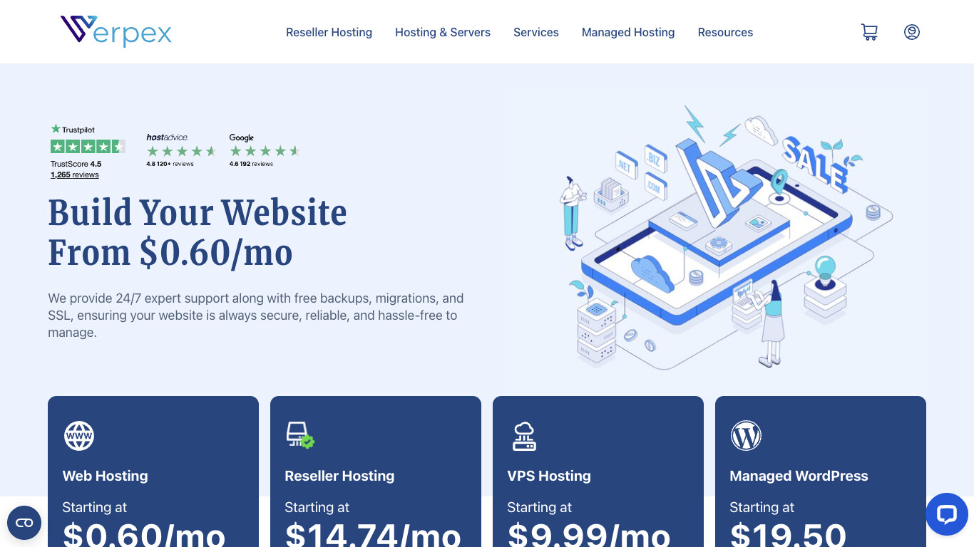 Verpex screenshot