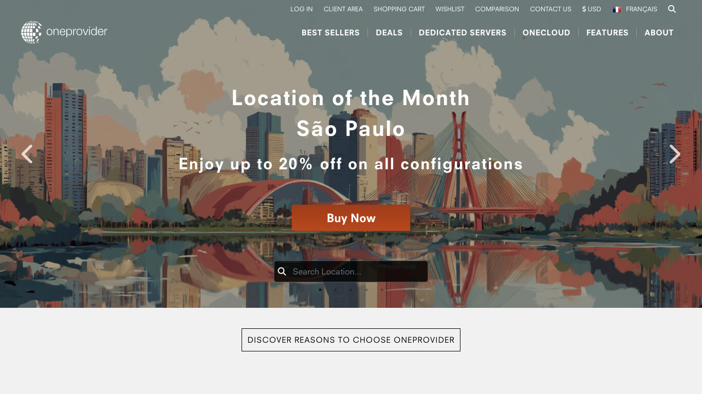 OneProvider screenshot