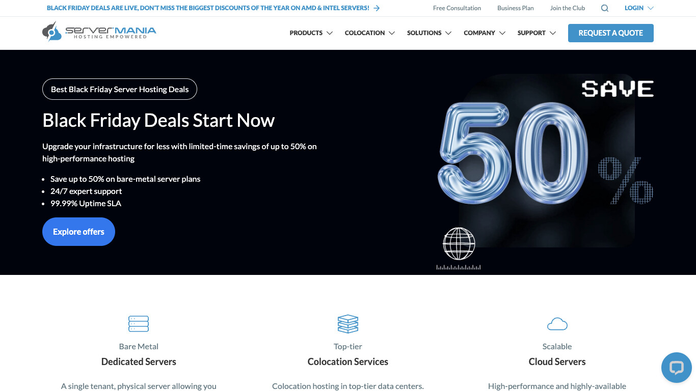 ServerMania screenshot