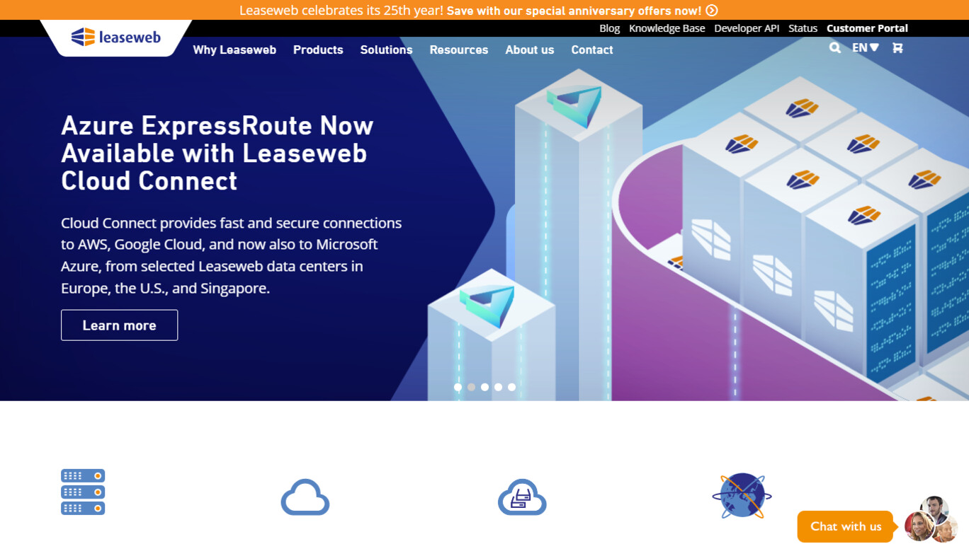 LeaseWeb company screenshot